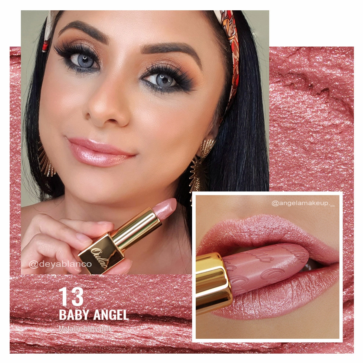 Metallic Shine Lipstick | D13 Baby Angel