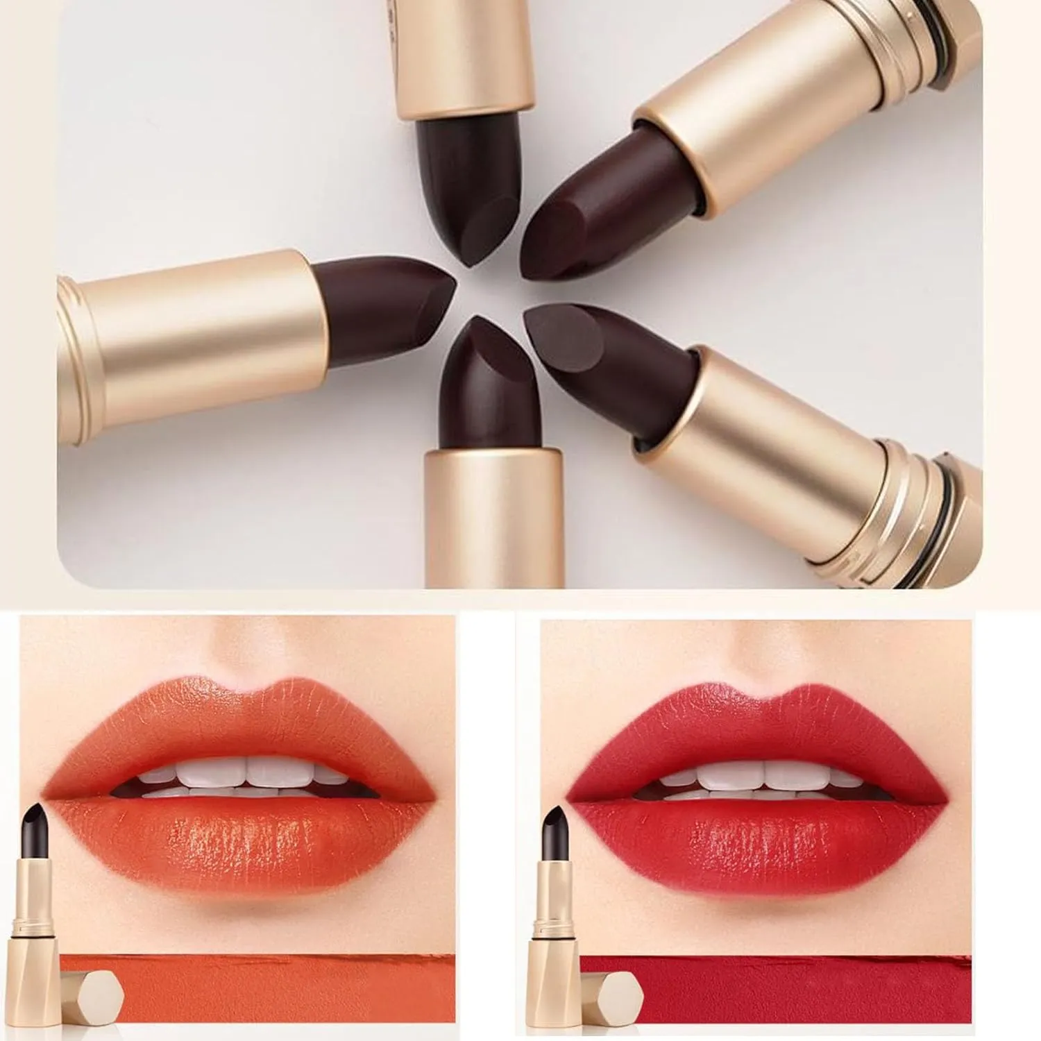 Multi-Functional Long-Lasting Color Lipstick (#1, One size)