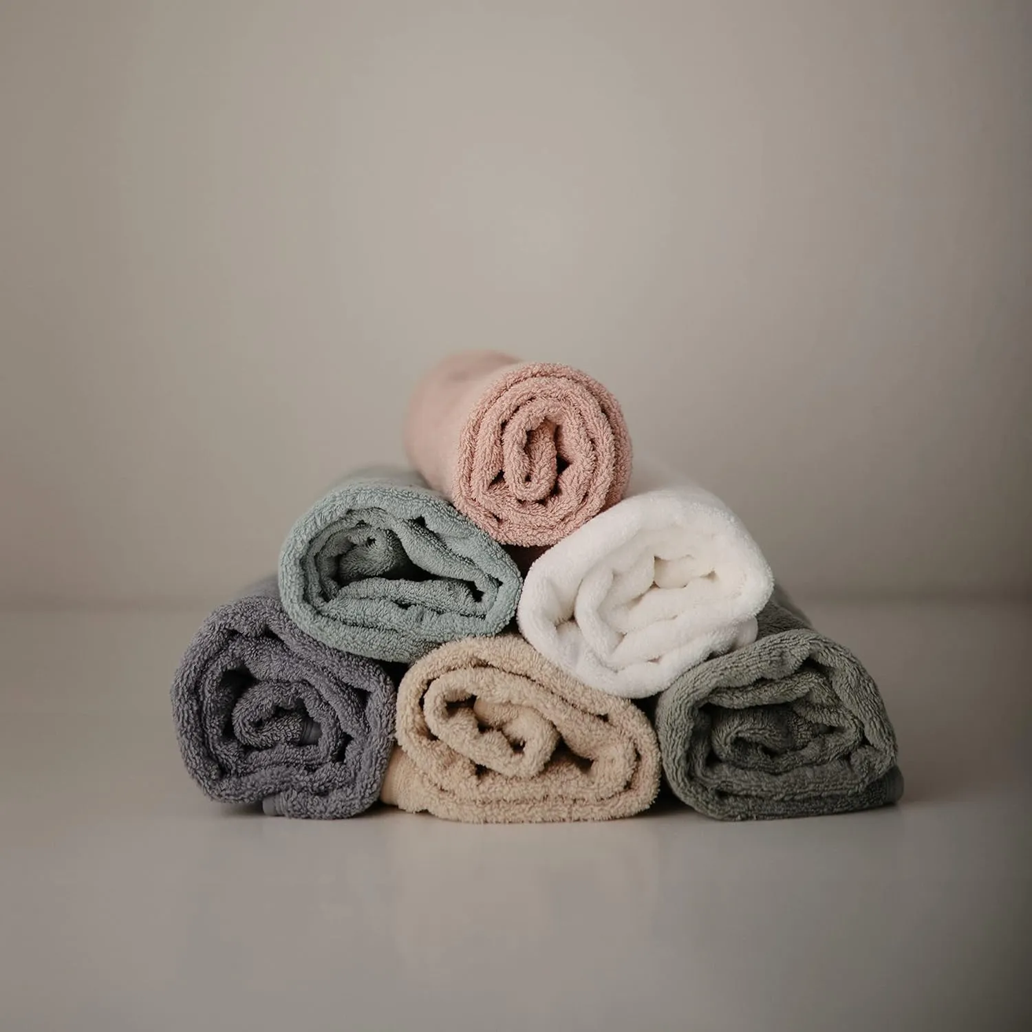 mushie Baby Hooded Towel | Organic Cotton (Blush)