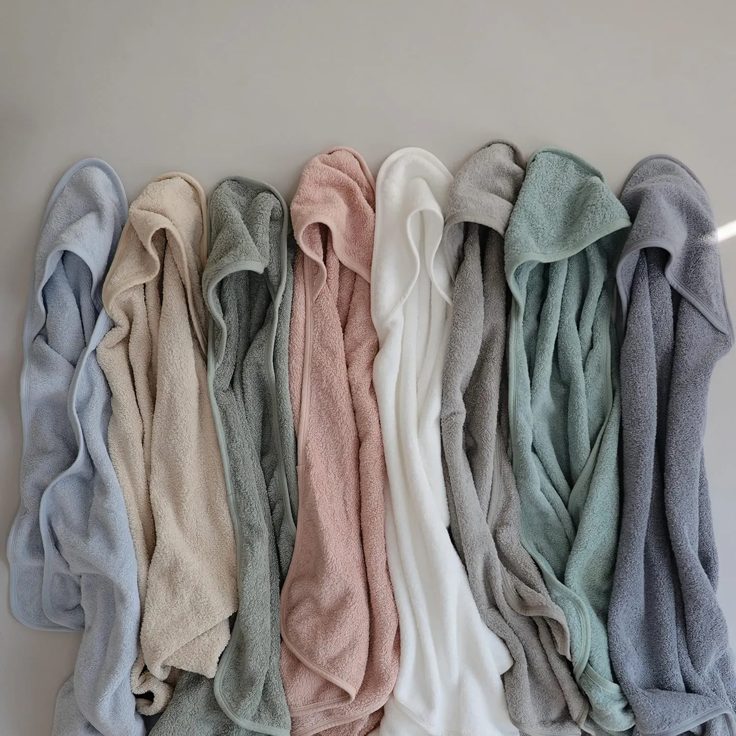 mushie Baby Hooded Towel | Organic Cotton (Blush)