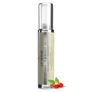 Natural Lip Care Serum - Hydrate And Moisture Lip Care Serum For Beautiful Fuller Lips - Cruelty Free And Paraben Free Lip Treatment To Soothe Dry Lips - 10 mL