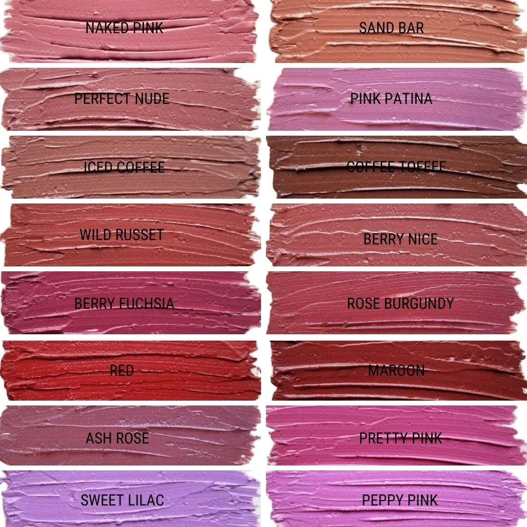 Natural Lipstick | Chocolate Brown Lipstick - Vegan and Cruelty-free Beauty - Moisturizing, Dye-free, Palm-free (Coffee Toffee)