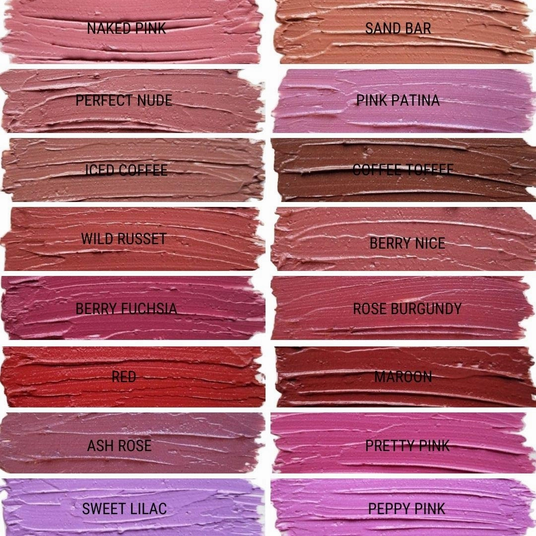 Natural Lipstick | Vegan Beauty, Cruelty-free Cosmetics, Dye-free Lipstick, Mother's Day Gift Idea, (Maroon)