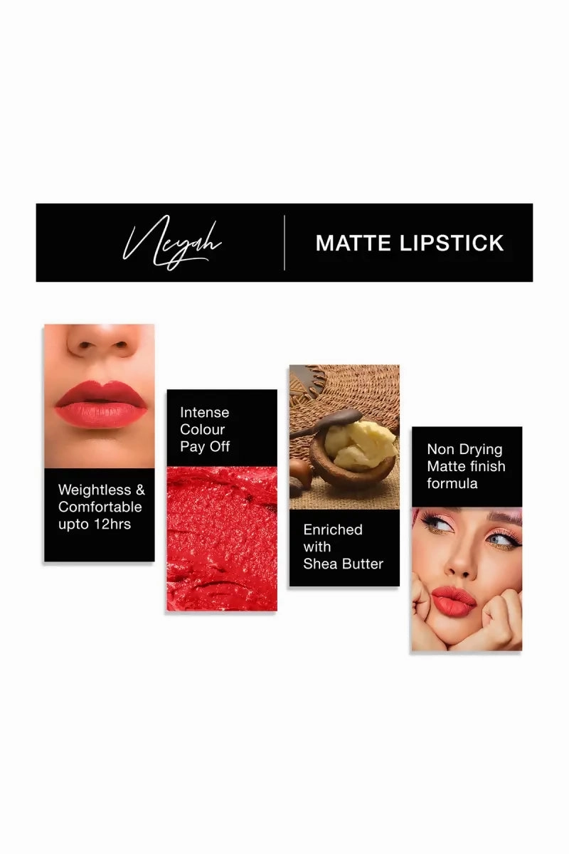 Neyah Creamlicious Matte Lipstick - 4.2g (GrapeGrapple)