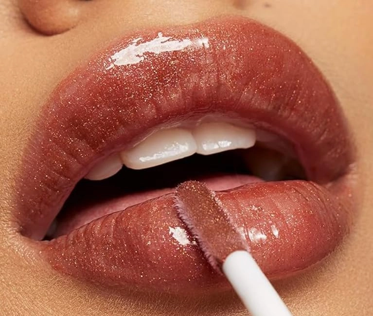 Pack of 2 - Lip Lacquer, Nourishing, Non-Sticky Ultra-Shine Lip Gloss With Sheer Color, Infused With Vitamins A & E, Vegan & Cruelty-Free, Love Bite