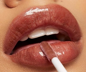 Pack of 2 - Lip Lacquer, Nourishing, Non-Sticky Ultra-Shine Lip Gloss With Sheer Color, Infused With Vitamins A & E, Vegan & Cruelty-Free, Love Bite