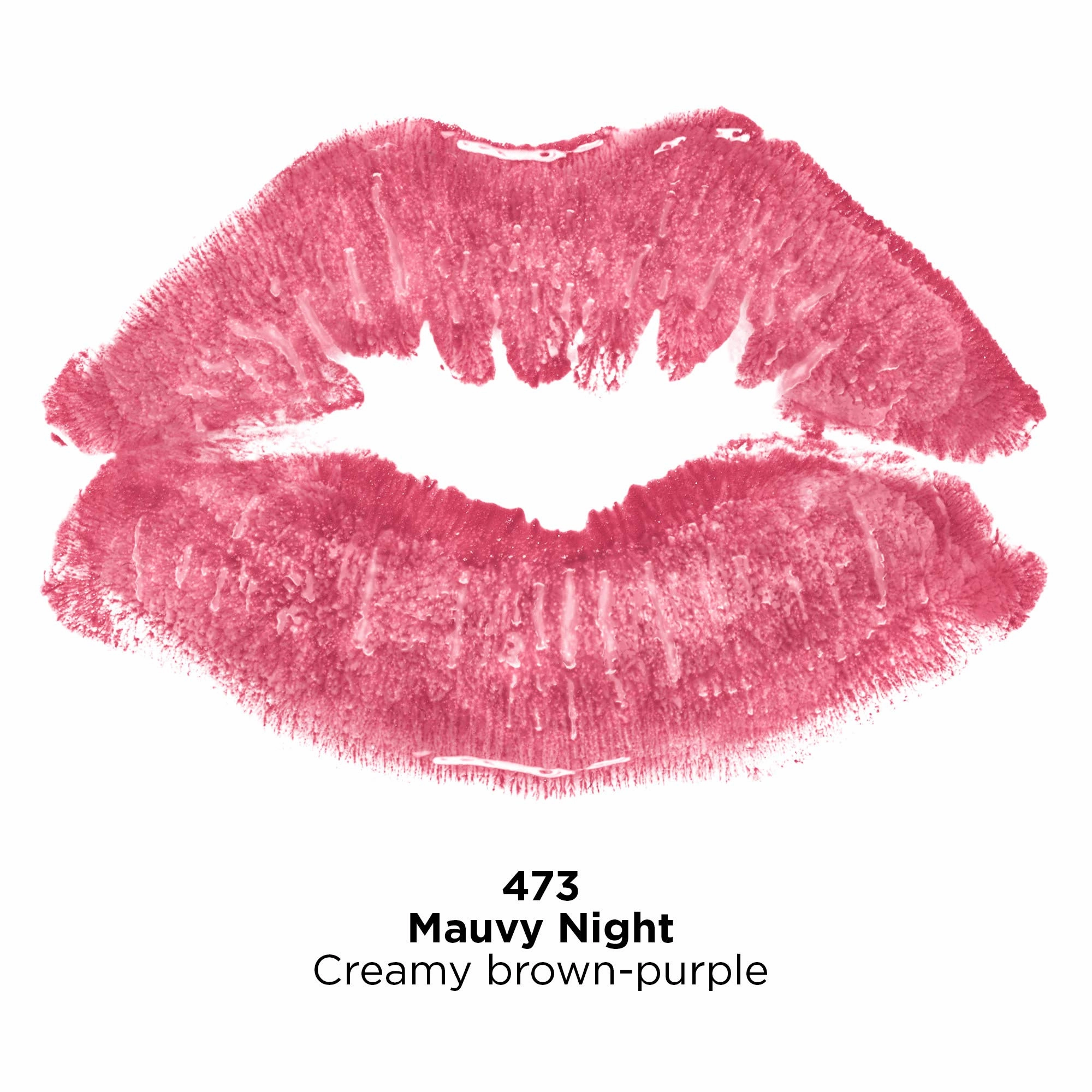 Revlon Super Lustrous Lipstick, High Impact Lipcolor with Moisturizing Creamy Formula, Infused with Vitamin E and Avocado Oil in Plum / Berry, Mauvy Night (473)