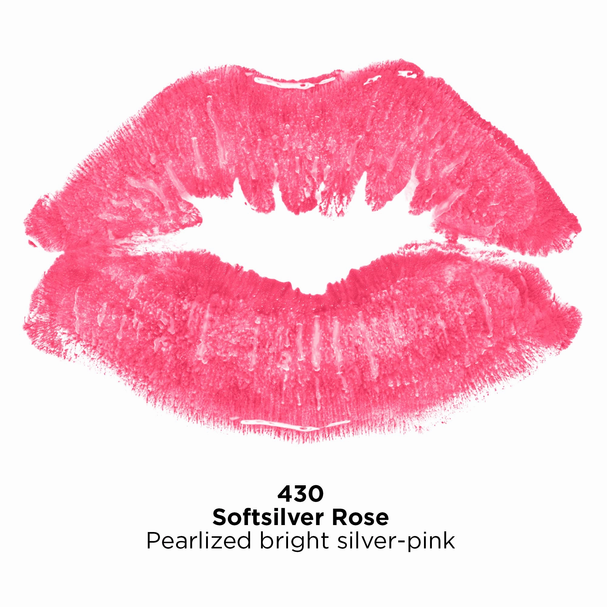 Revlon Super Lustrous Lipstick with Vitamin E and Avocado Oil, Pearl Lipstick in Pink, 430 Softsilver Rose, 0.15 oz (Pack of 2)