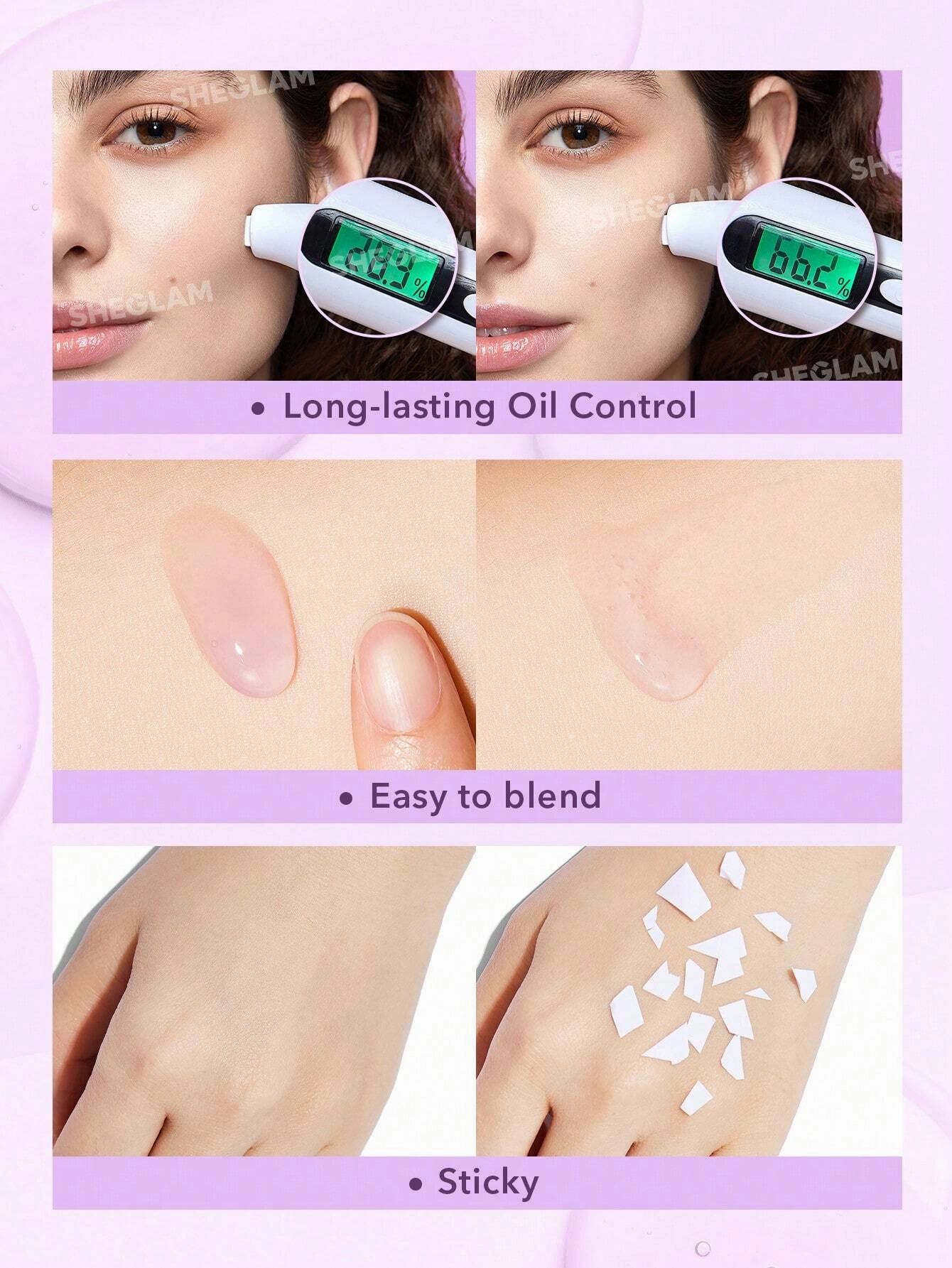 SHEGLAM Good Grip Hydrating Primer Blueberry   AHA