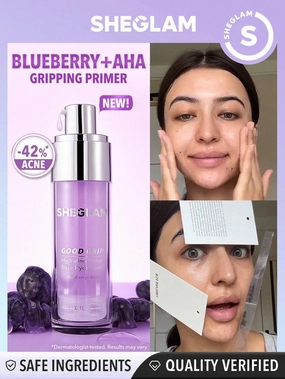 SHEGLAM Good Grip Hydrating Primer Blueberry   AHA
