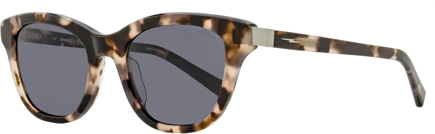 Shinola Soft Rectangular Sunglasses SH1503S 688 Blush Tortoise 52mm