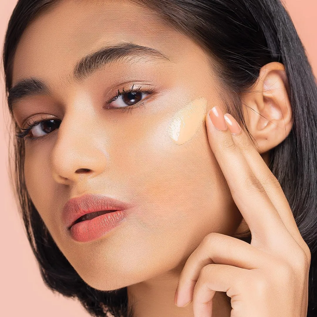 Skip Everything Blurring 4 In 1 Full Coverage Skin Tint For All Skin Type, Natural Coverage, For Daily Use, (Caramel, 30g (Pack of 1))