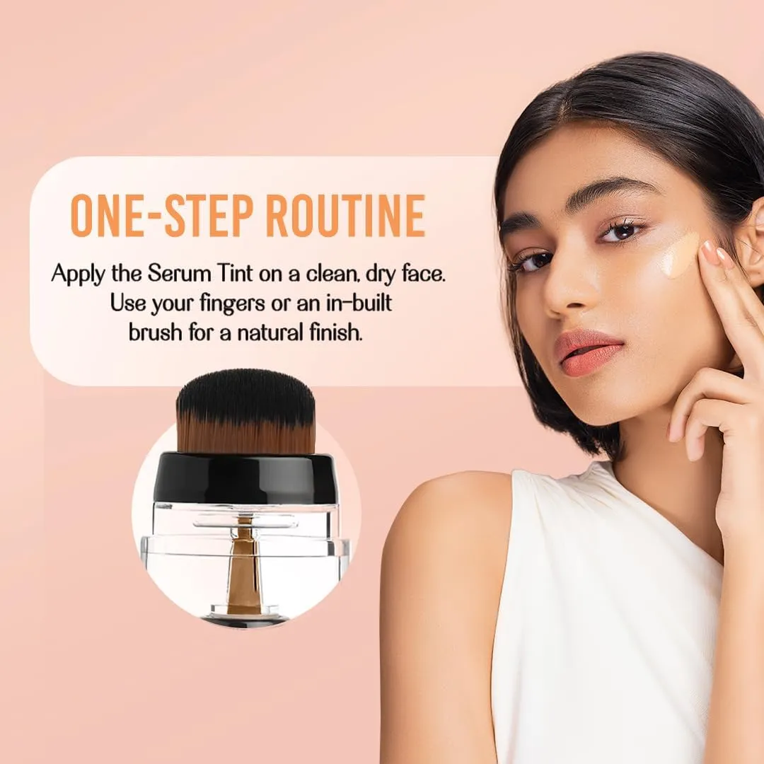 Skip Everything Blurring 4 In 1 Full Coverage Skin Tint For All Skin Type, Natural Coverage, For Daily Use, (Caramel, 30g (Pack of 1))