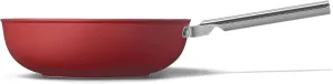 Smeg Cookware Red 12-Inch Wok