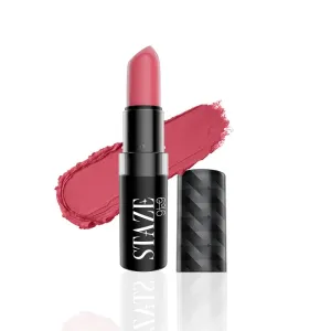 Stazee 9to9 Velvet Kiss Lipstick, Matte   Intense Color Lipstick, 12H Long Stay, Moisturizing & Lightweight Formula, 05 Pinky Promise - 3.8g