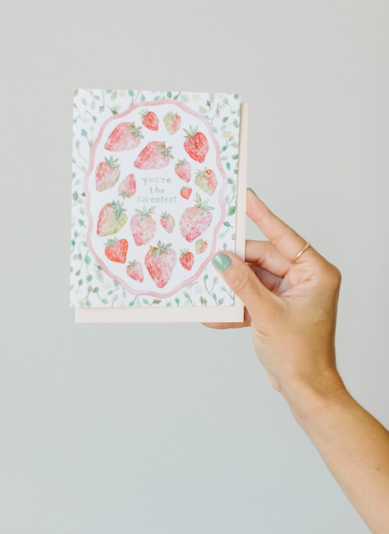 Strawberry Sweet Greeting Card
