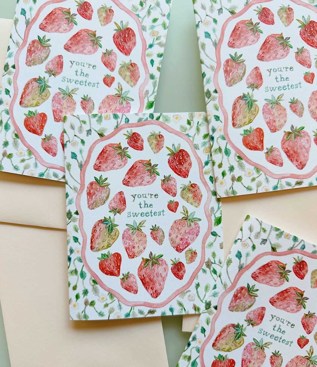 Strawberry Sweet Greeting Card
