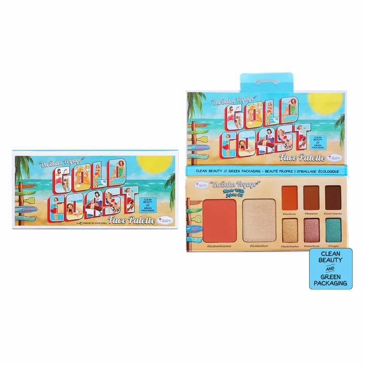 theBalm Gold Coast Face Palette - Model Roz x theBalm