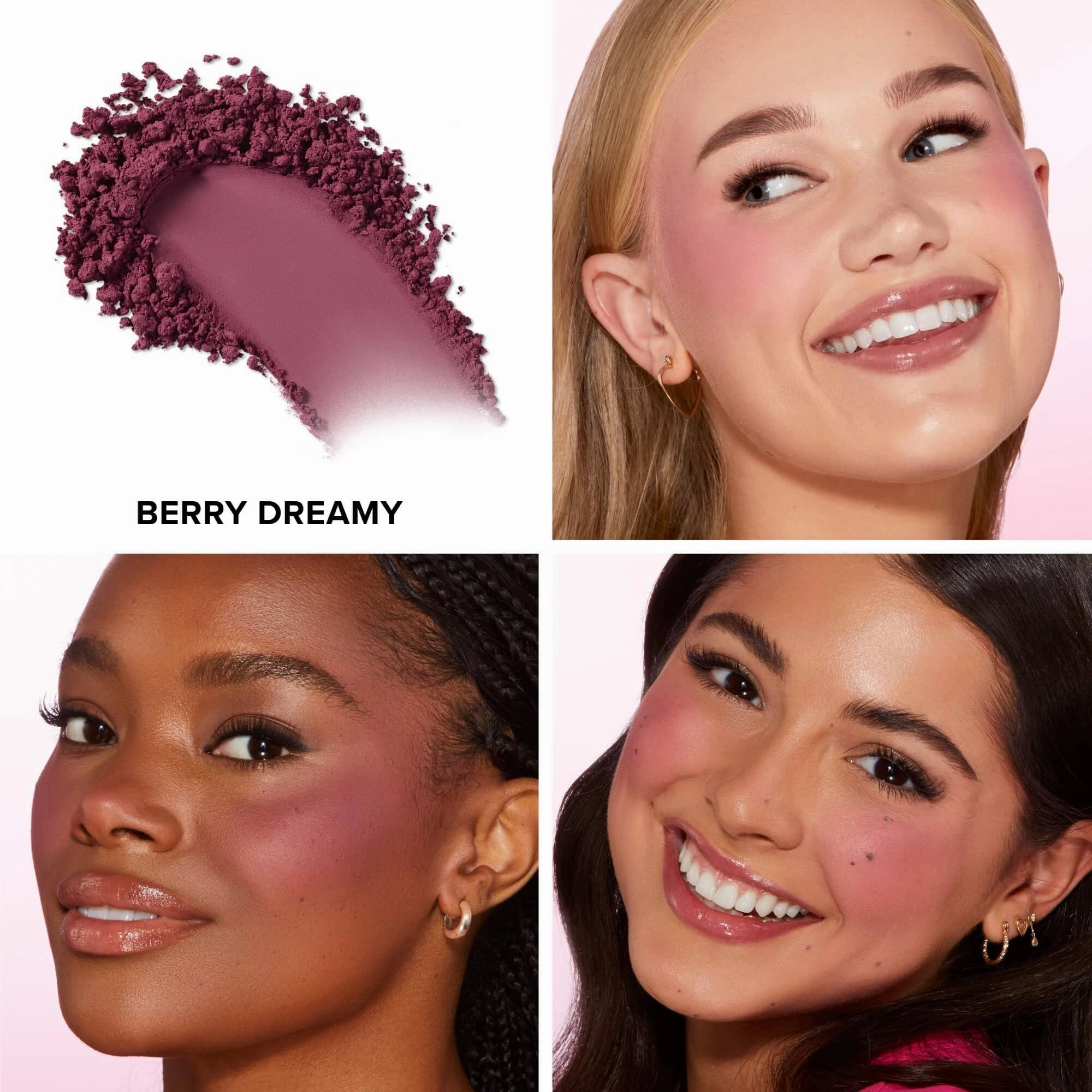 Too Faced Cloud Crush Blush | Buildable, Blendable, High Pigment Color, Vegan   Cruelty Free, 0.17 oz, Berry Dreamy