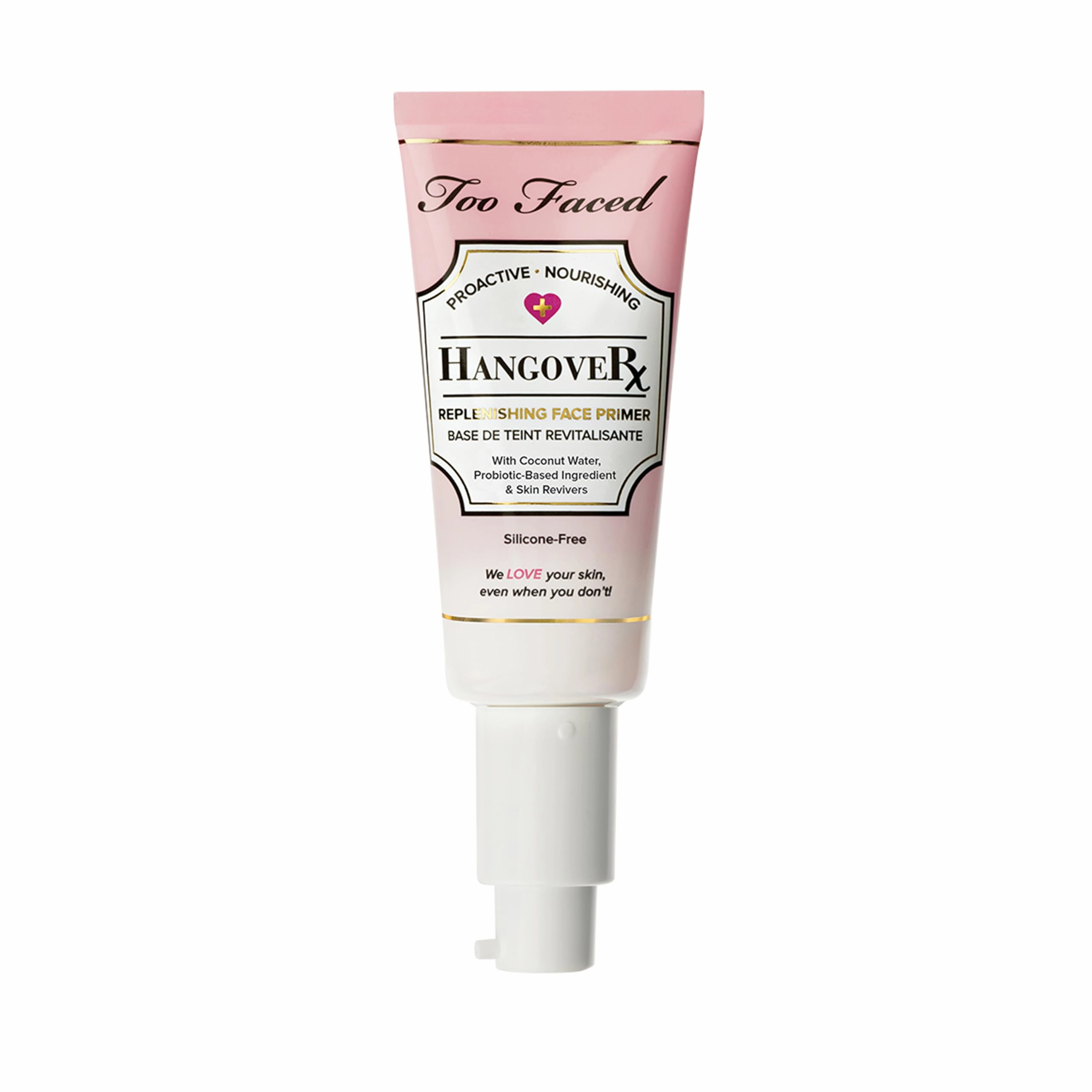 Too Faced Hangover Replenishing Face Primer | Hydrates, Boosts   Smooths Skin with Dewy Finish, 1.4 FL OZ