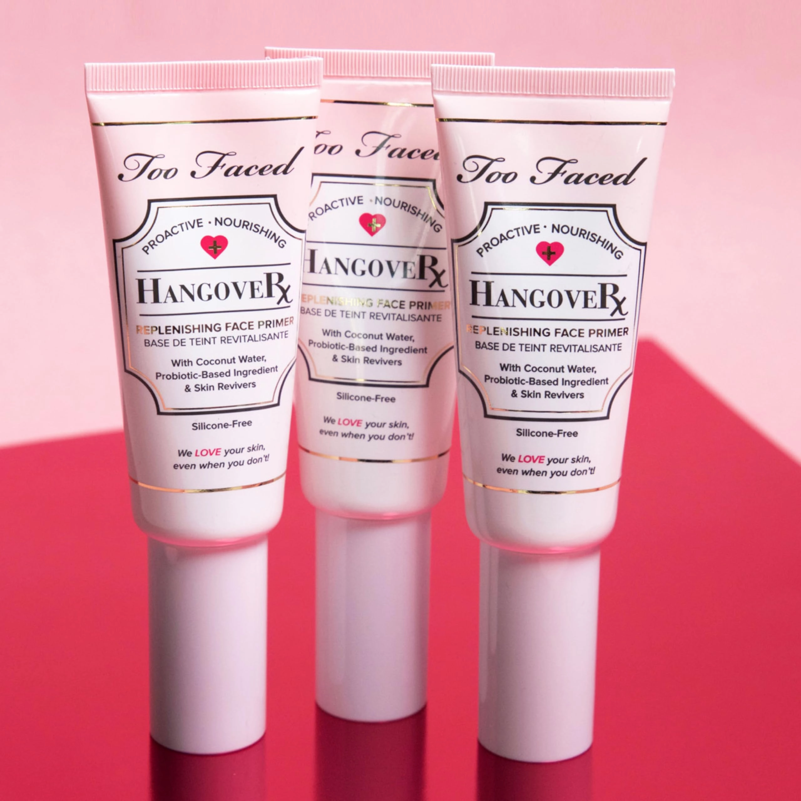 Too Faced Hangover Replenishing Face Primer | Hydrates, Boosts   Smooths Skin with Dewy Finish, 1.4 FL OZ