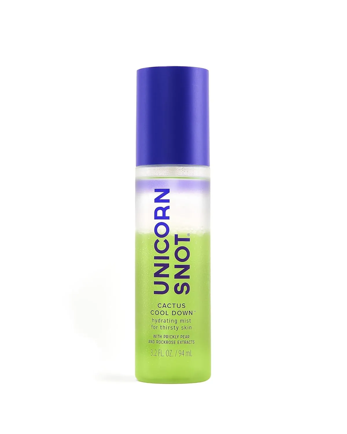 UNICORN SNOT Cactus Cool Down™ After Sun Soothing Spray - Hydrating Facial Mist, Makeup Primer & Blue Light Shield – Cooling Spray with Aloe, Jojoba & Prickly Pear