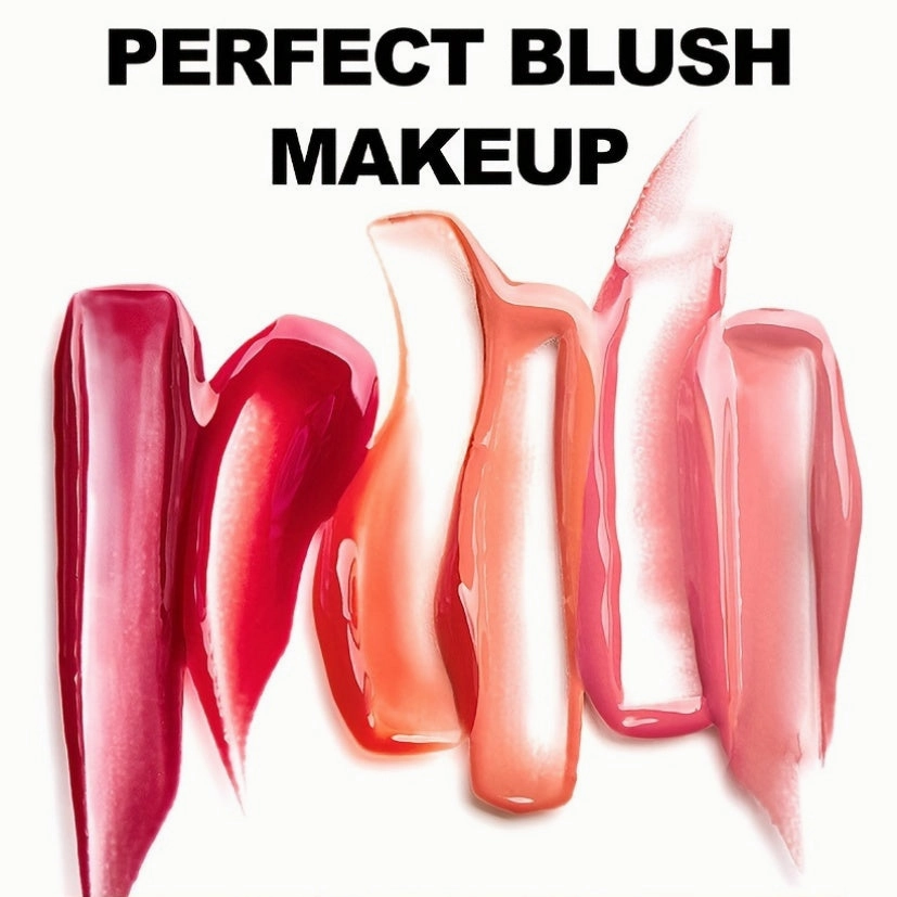 Waterproof Brightening Cream Blush for All Skin Tones, HANDAIYAN High Pigment Velvet Liquid Blush, Medium Coverage Berry Tone, Natural Effect, Long-Lasting Skin Tint, 1/2PCS Pack FS