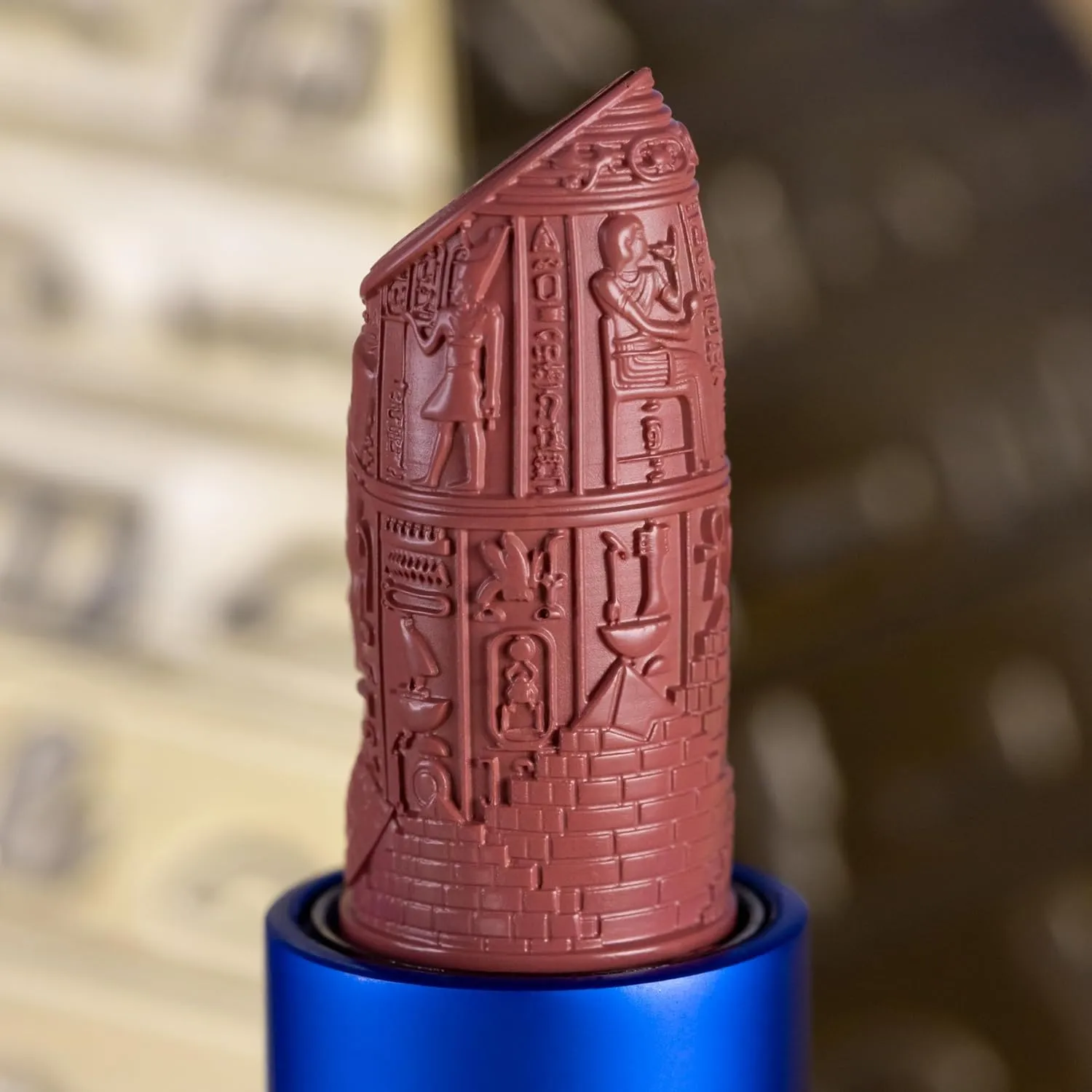 Whats Up Beauty - Egyptian Queen Lipstick - Shade Seba Clean Cruelty Free Vegan Lip Makeup Mauve Taupe Nude